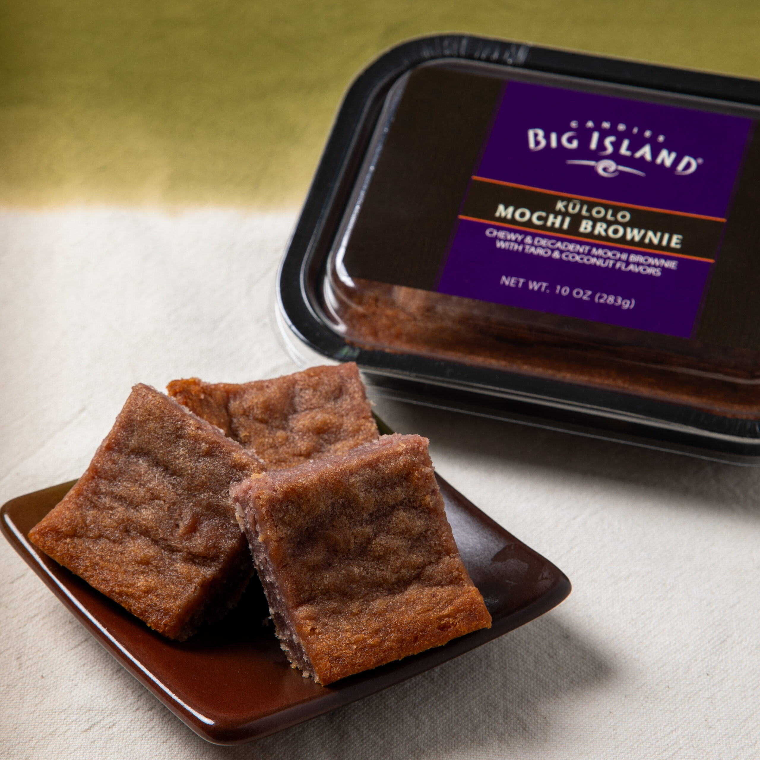 ビッグアイランドキャンディーズMakana Brownie Assortment ビッグアイランド・キャンディーズが、新作「クロロ・モチ・ブラウニー