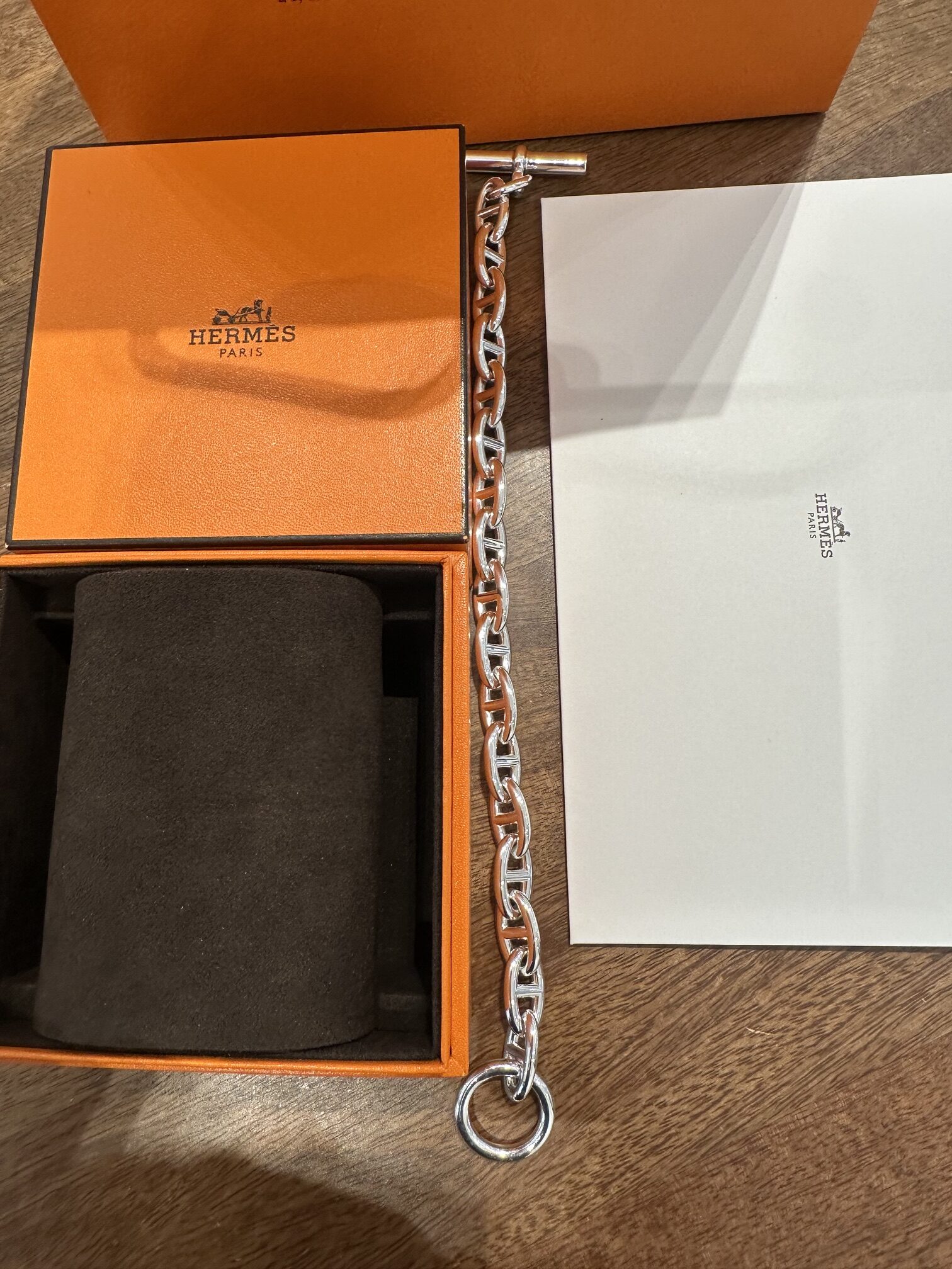 エルメス シェーヌダンクルGM 新品未使用 ブレスレット