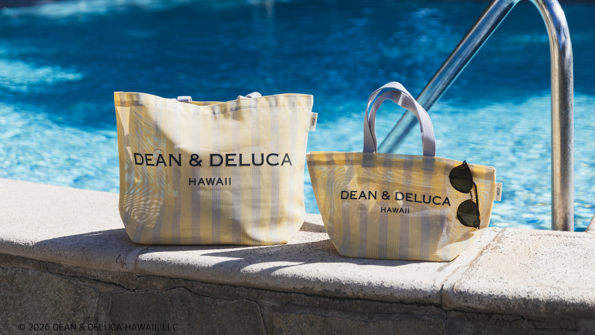 【新品未使用】DEAN & DELUCA HAWAII 2026 大小2点セット DEAN & DELUCA HAWAII、夏の新商品最新情報。2026年の新色バッグと